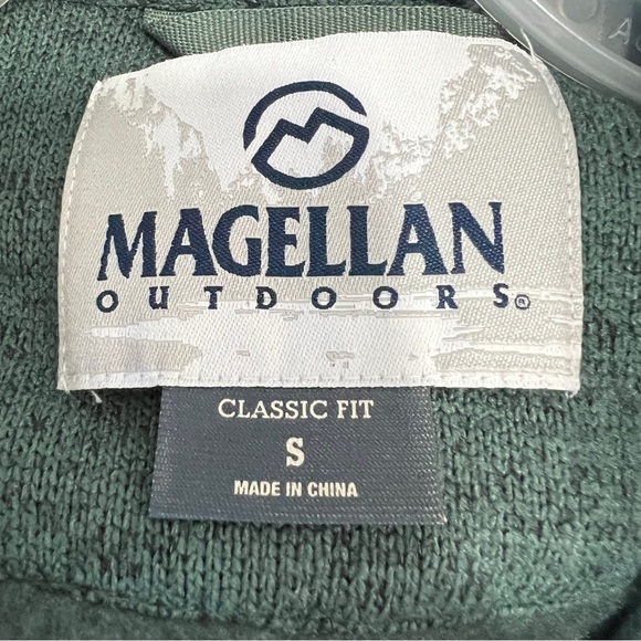Magellan Men’s Green Zip Up Classic Fit Vest Size Small - Picture 4 of 5